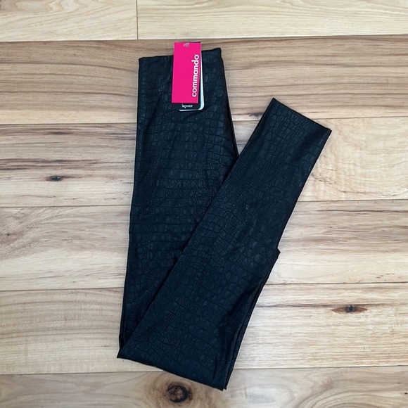 Commando Faux Leather Croc Leggings - Picture 4 of 4